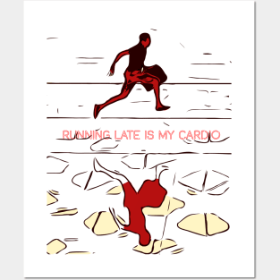 Fitness Running Posters and Art